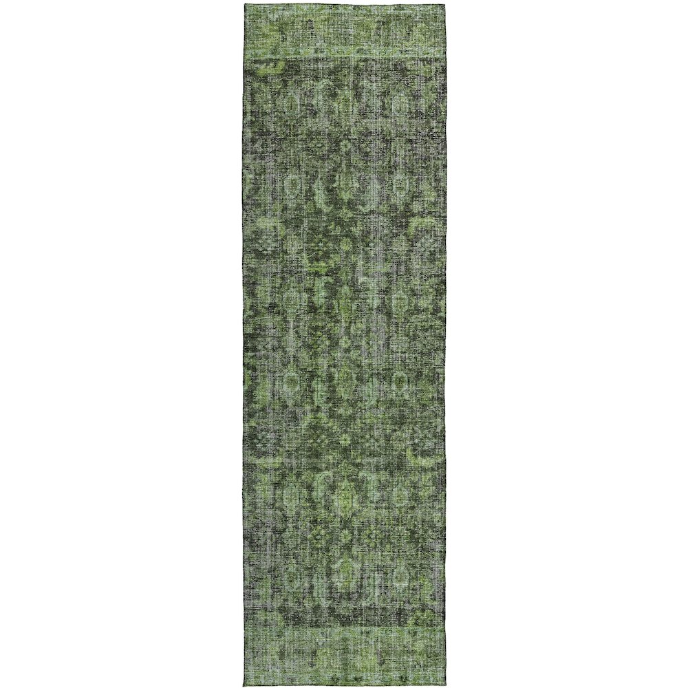 Indoor/Outdoor Karaj Cactus 2'3" x 7'6" Runner Rug. Picture 1