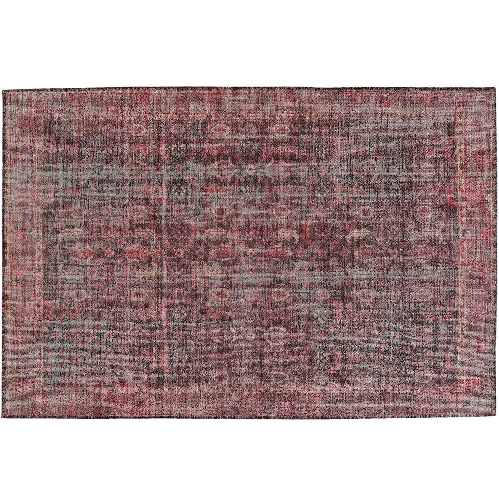 Indoor/Outdoor Karaj Pink 1'8" x 2'6" Rug. Picture 1