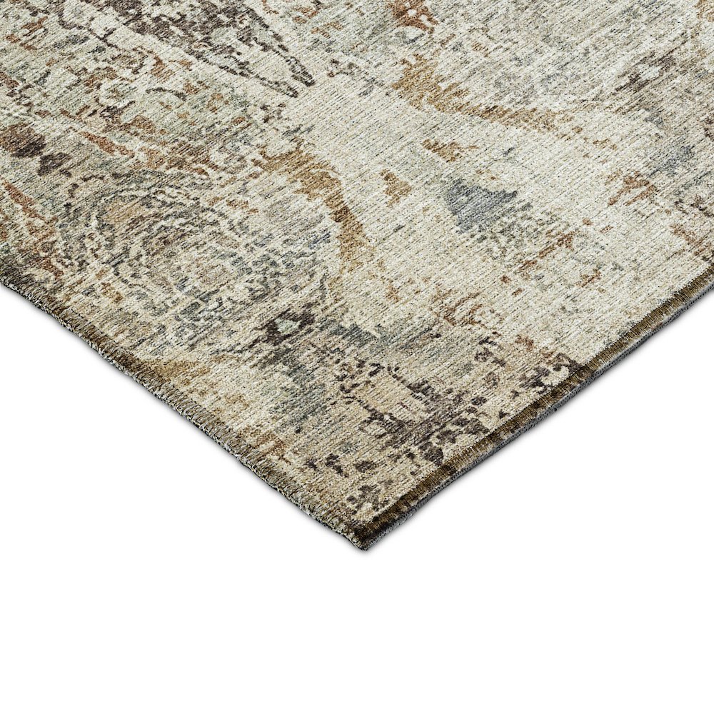 Indoor/Outdoor Karaj Linen 1'8" x 2'6" Rug. Picture 2