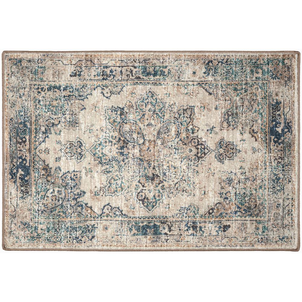 Jericho JC6 Linen 2' x 3' Rug. Picture 1
