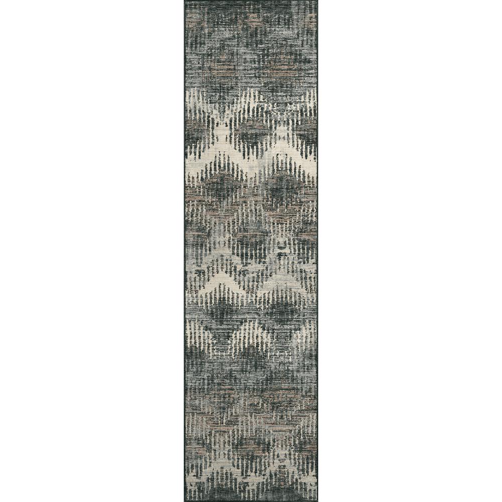 Brisbane BR9 Midnight 2'3" x 7'6" Runner Rug. Picture 1