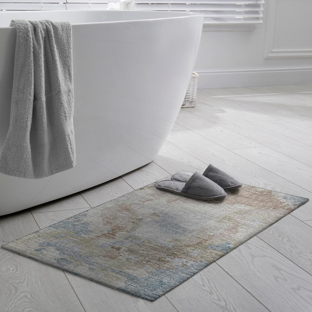 Indoor/Outdoor Accord AAC32 Moody Washable 1'8" x 2'6" Rug. Picture 2