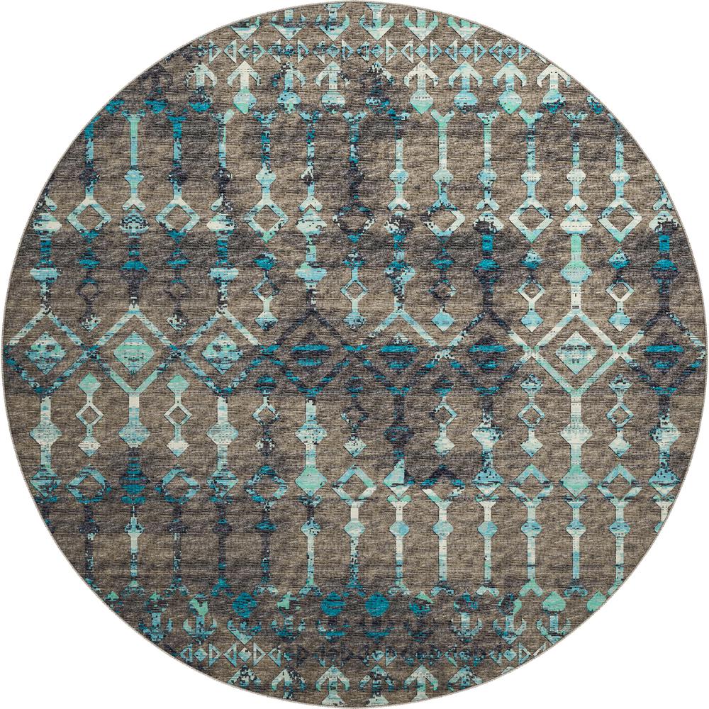 Brisbane BR8 Sable 8' x 8' Round Rug. Picture 1