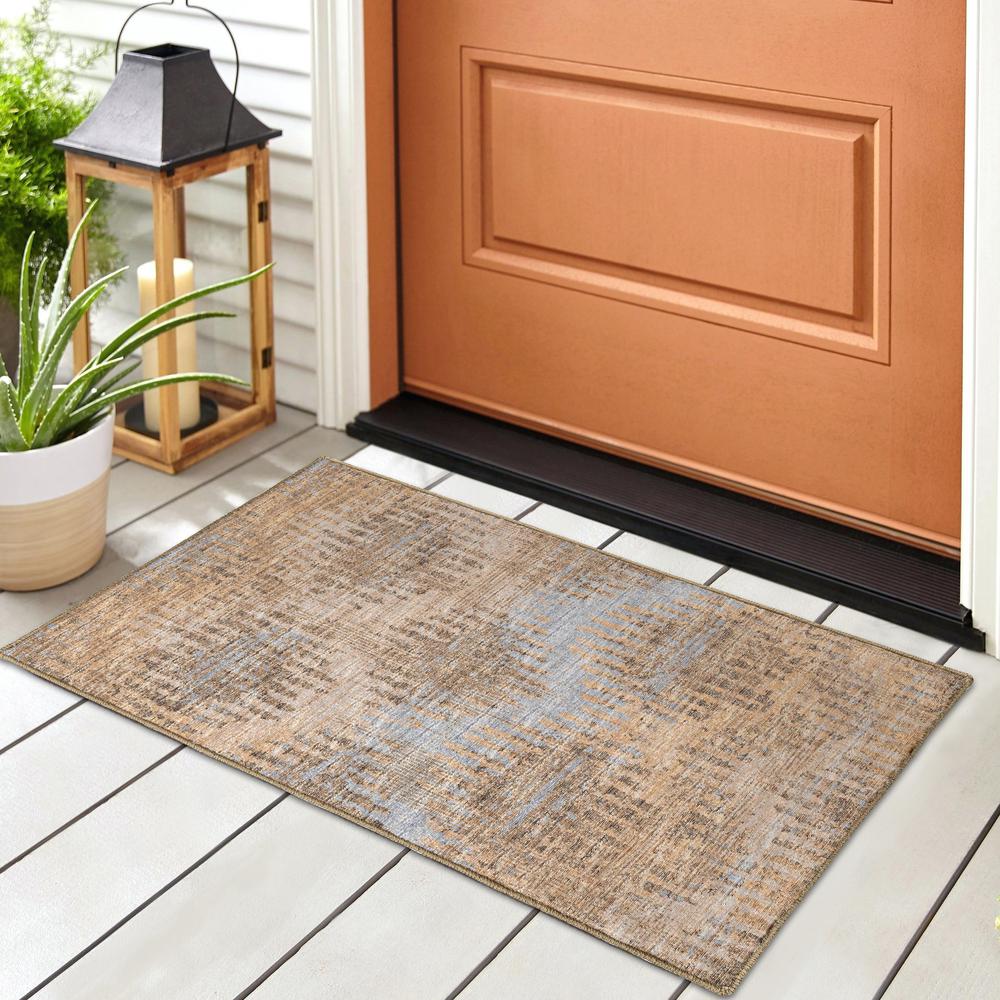 Brisbane BR9 Sandstone 1'8" x 2'6" Rug. Picture 2