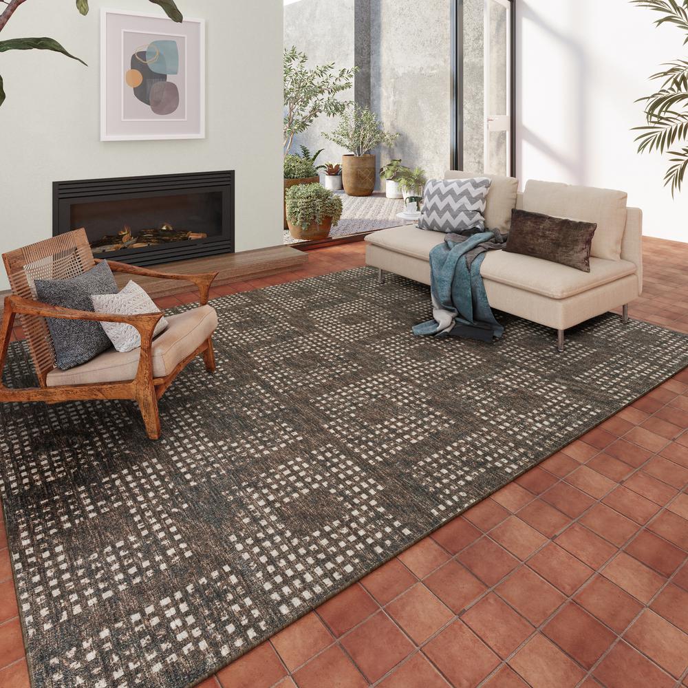 Delano DA1 Chocolate 10' x 14' Rug. Picture 2