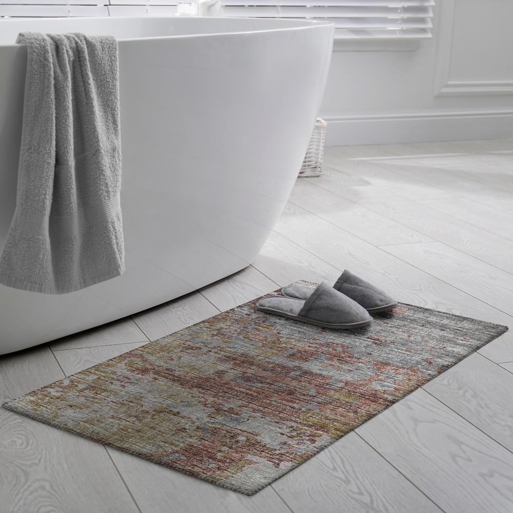 Indoor/Outdoor Accord AAC34 Multi Washable 1'8" x 2'6" Rug. Picture 2