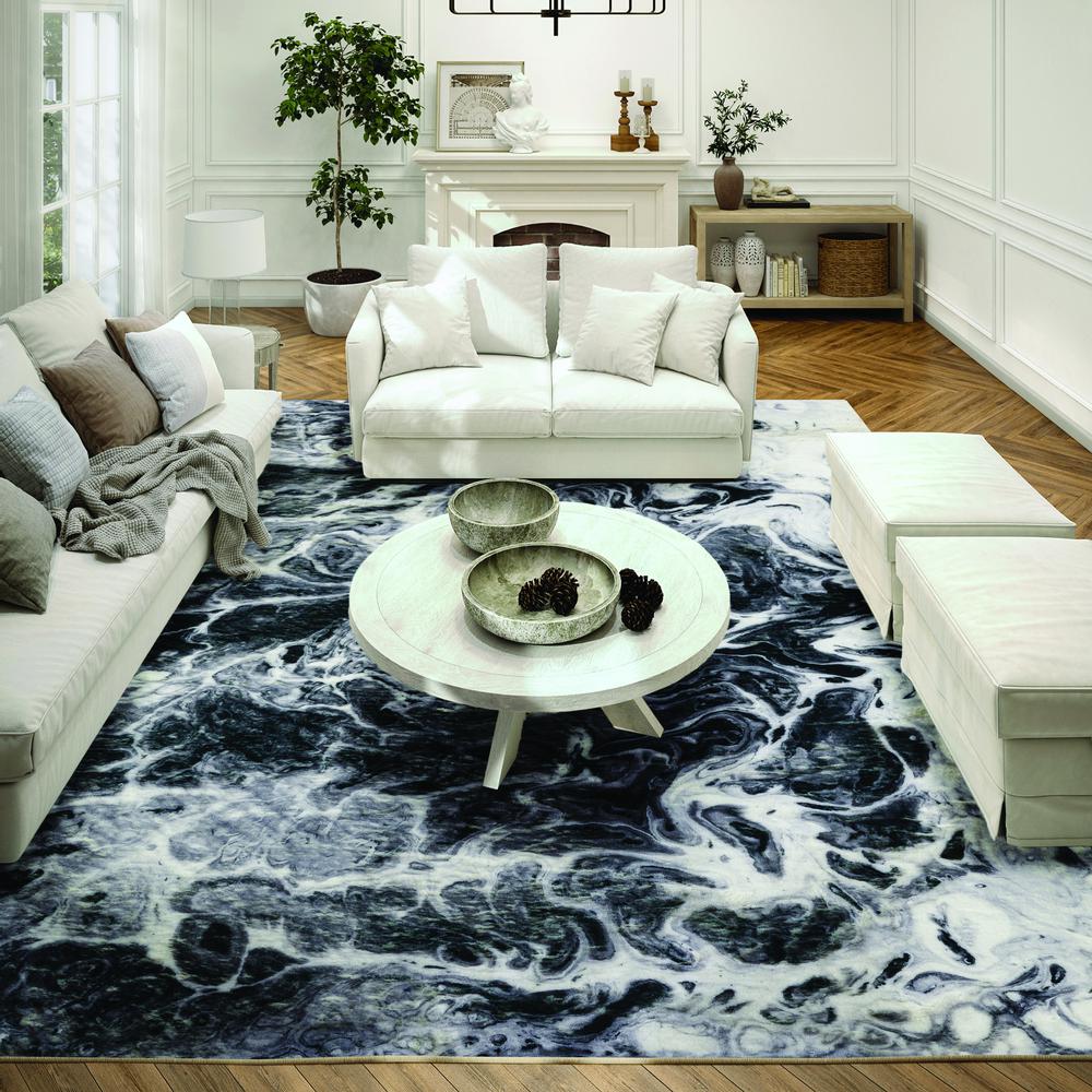Kikiamo KK14 Marble 1'8" x 2'6" Rug. Picture 2