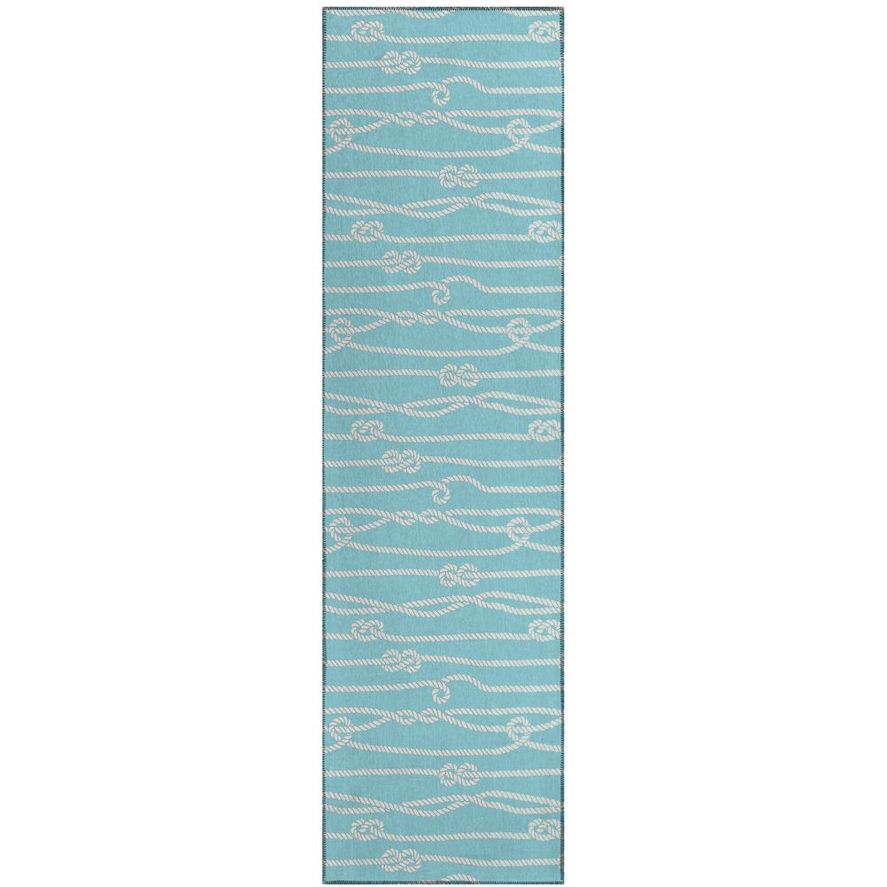 Indoor/Outdoor Harpswell AHP37 Shoreline Washable 2'3" x 7'6" Runner Rug. Picture 1
