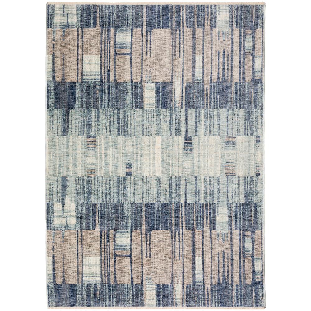 Neola NA11 Navy 3' x 5' Rug. Picture 1