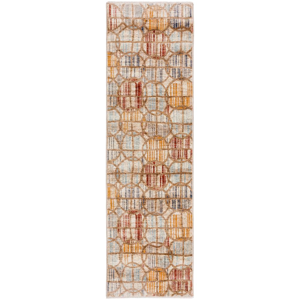 Neola NA12 Khaki 2'3" x 7'10" Rug. Picture 1