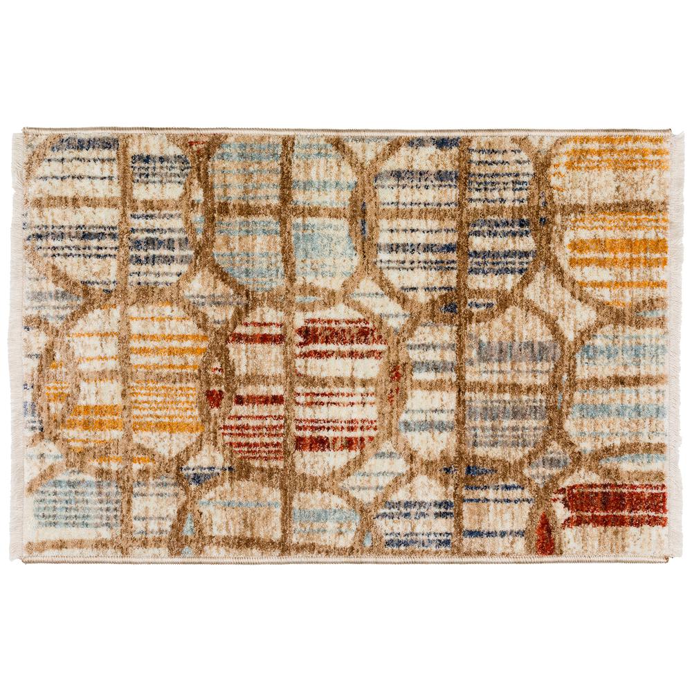 Neola NA12 Khaki 1'8" x 2'6" Rug. Picture 1