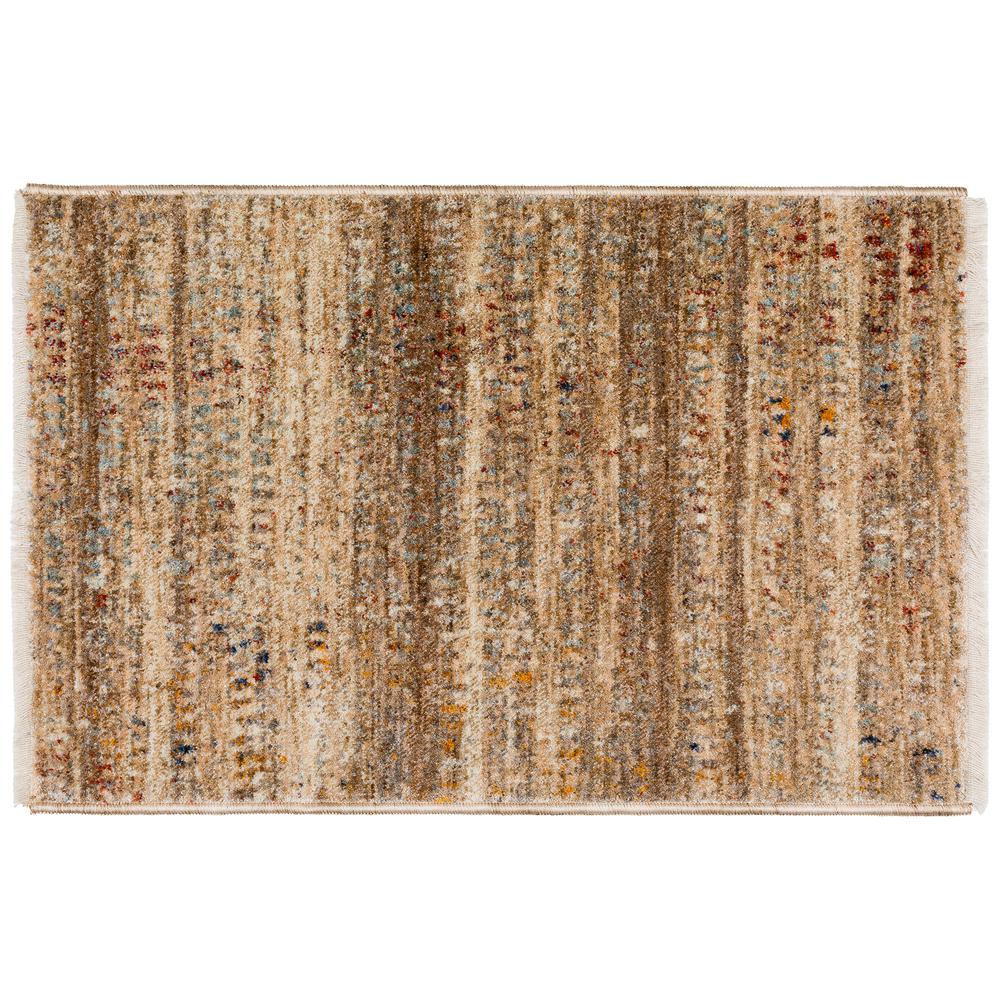Neola NA6 Mocha 1'8" x 2'6" Rug. Picture 1