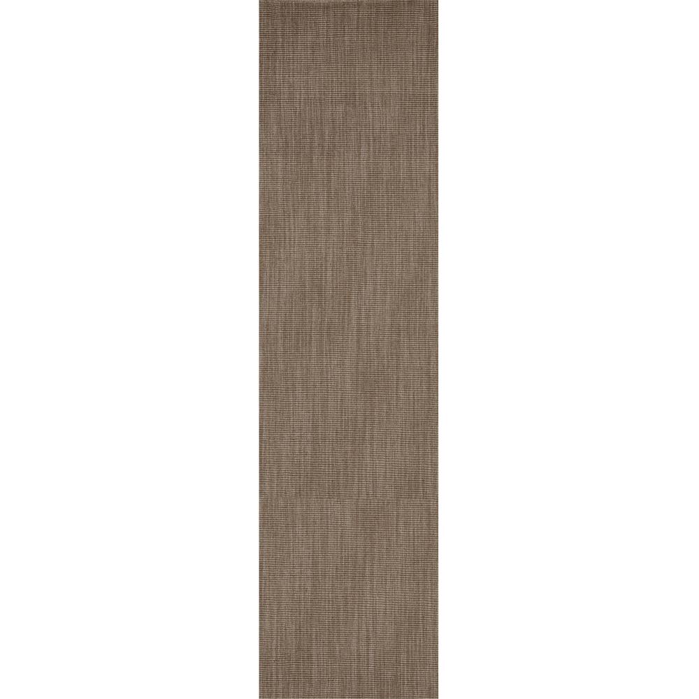 Monaco Sisal MC100 Mocha 2'3" x 7'6" Runner Rug. Picture 1