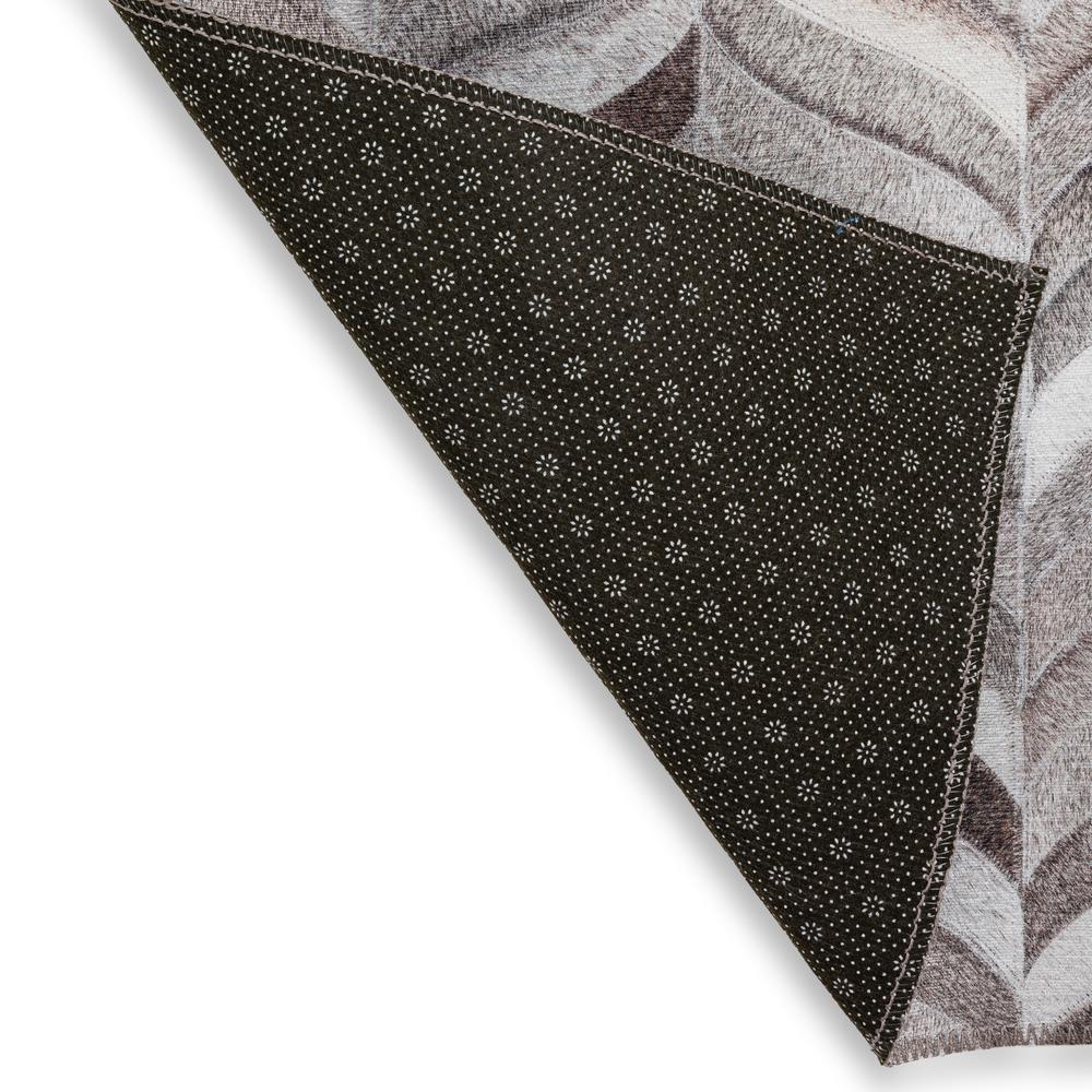 Laredo Gray Animal Patchwork 1'8" x 2'6" Accent Rug Gray ALR41. Picture 4