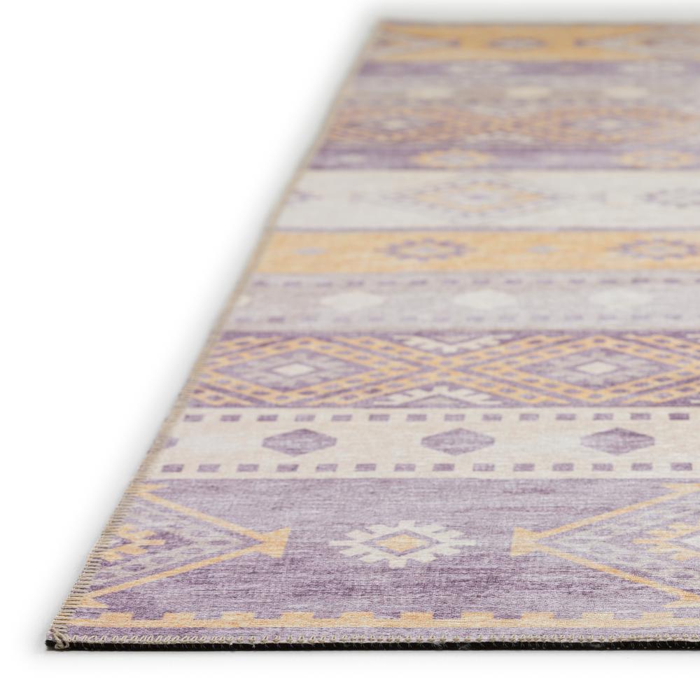 Yuma Purple Transitional Southwest 1'8" x 2'6" Accent Rug Purple AYU42. Picture 3