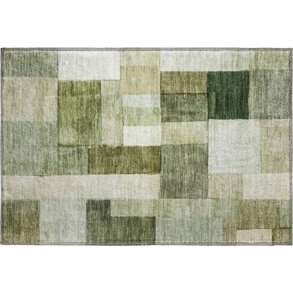 Machine Washable Indoor/Outdoor Neo Sage 1'8" x 2'6" Rug. Picture 1