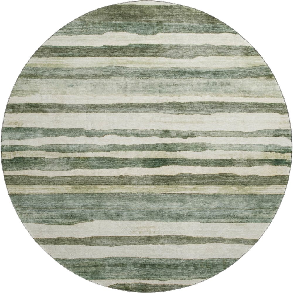 Machine Washable Indoor/Outdoor Neo Sage 8' x 8' Round Rug. Picture 1