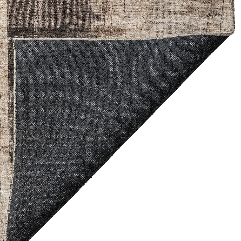 Indoor/Outdoor Nouveau Brown 1'8" x 2'6" Rug. Picture 4