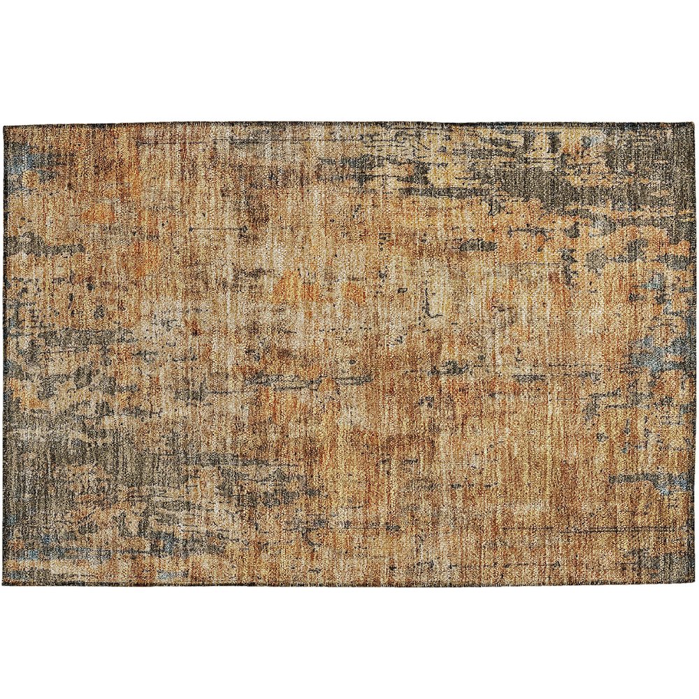 Indoor/Outdoor Nouveau Copper 1'8" x 2'6" Rug. Picture 1