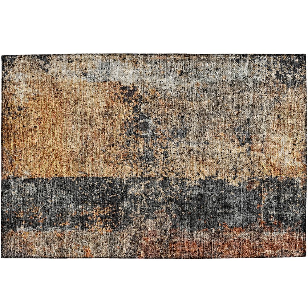 Indoor/Outdoor Nouveau Copper 1'8" x 2'6" Rug. Picture 1