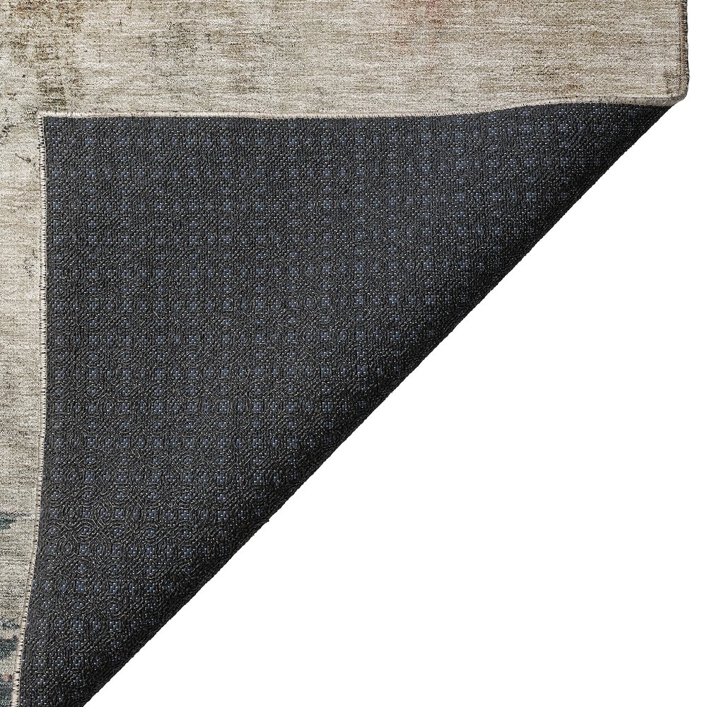 Indoor/Outdoor Nouveau Taupe 1'8" x 2'6" Rug. Picture 4