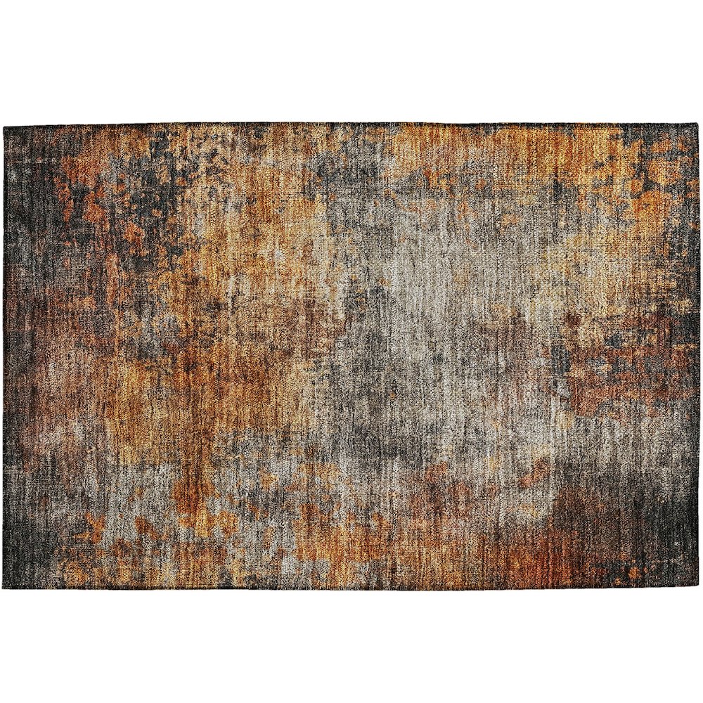 Indoor/Outdoor Nouveau Paprika 1'8" x 2'6" Rug. Picture 1