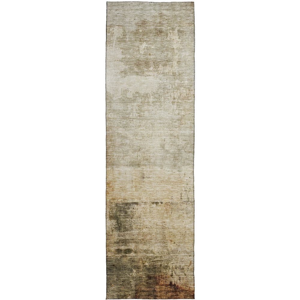 Indoor/Outdoor Nouveau Linen 2'3" x 7'6" Runner Rug. Picture 1