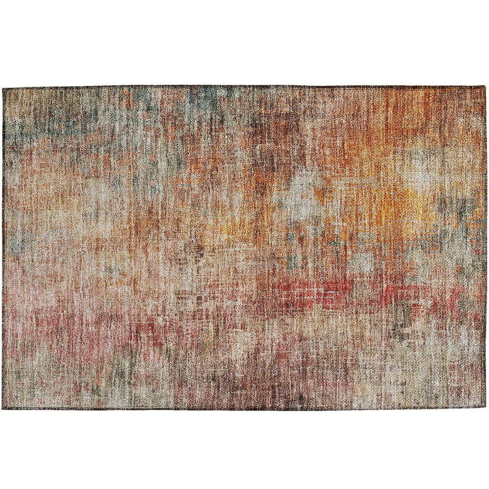 Indoor/Outdoor Nouveau Tan 1'8" x 2'6" Rug. Picture 1