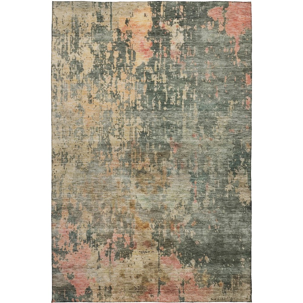 Indoor/Outdoor Nouveau Sage 2'6" x 3'10" Rug. Picture 1