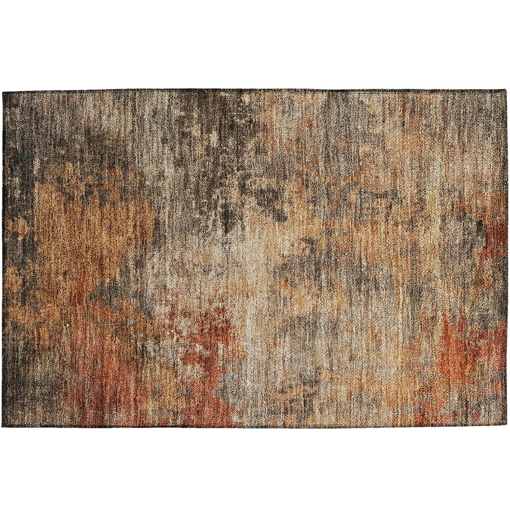 Indoor/Outdoor Nouveau Khaki 1'8" x 2'6" Rug. Picture 1