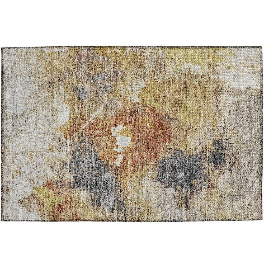 Indoor/Outdoor Nouveau Taupe 1'8" x 2'6" Rug. Picture 1
