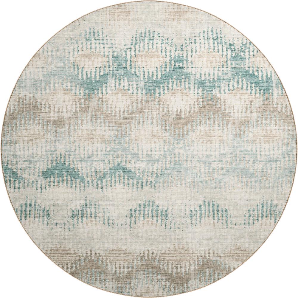 Brisbane BR9 Seascape 8' x 8' Round Rug. Picture 1