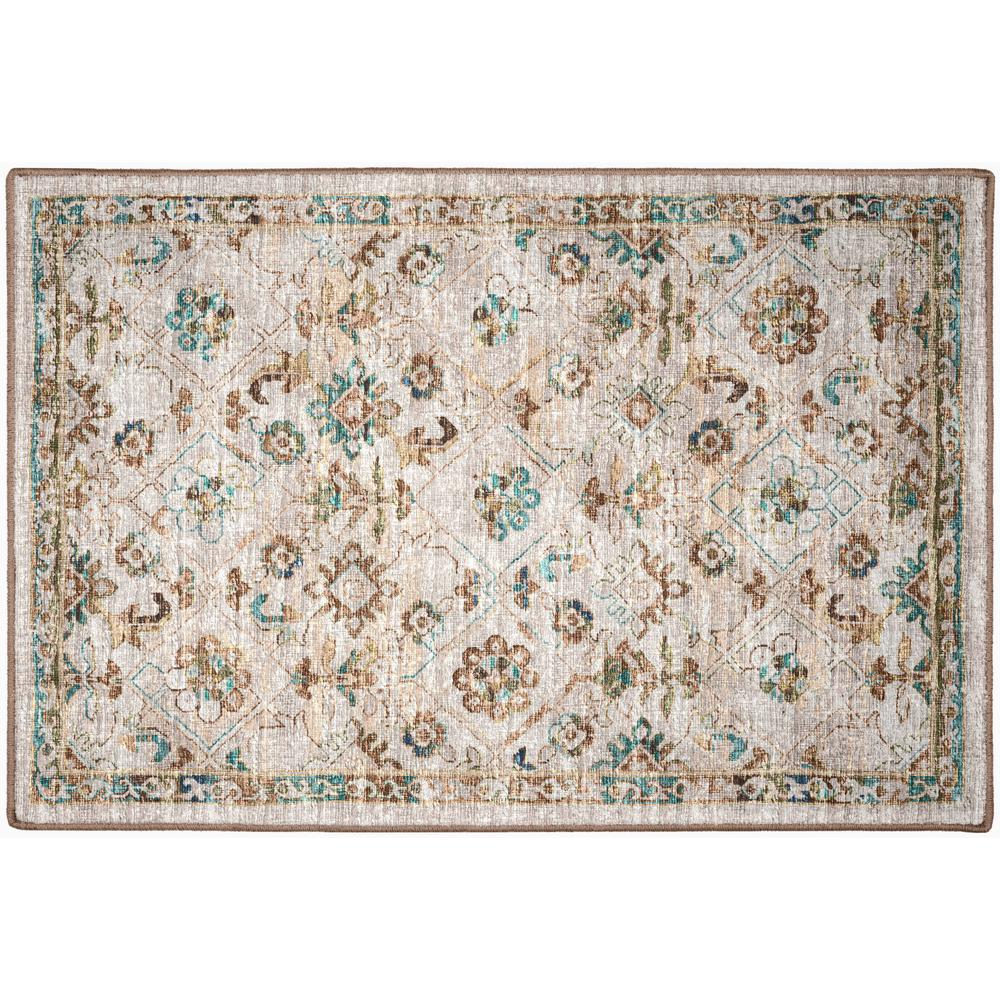 Jericho JC8 Parchment 2' x 3' Rug. Picture 1