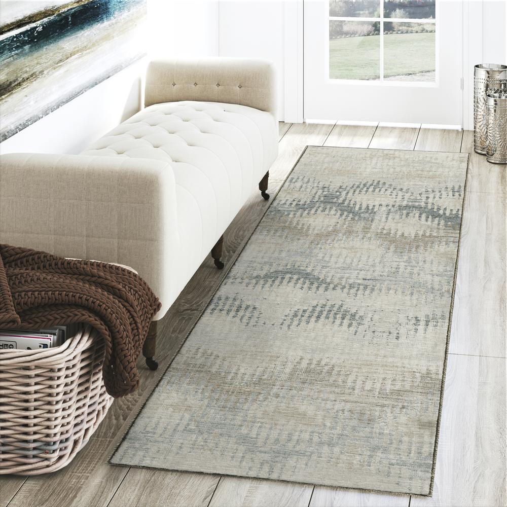 Brisbane BR9 Seascape 2'3" x 7'6" Runner Rug. Picture 2
