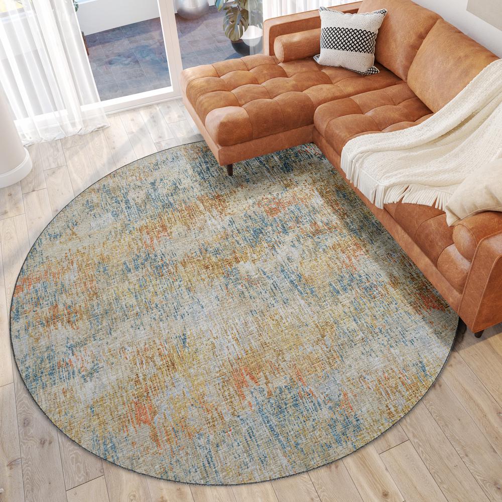 Camberly CM1 Sunset 8' x 8' Round Rug. Picture 2