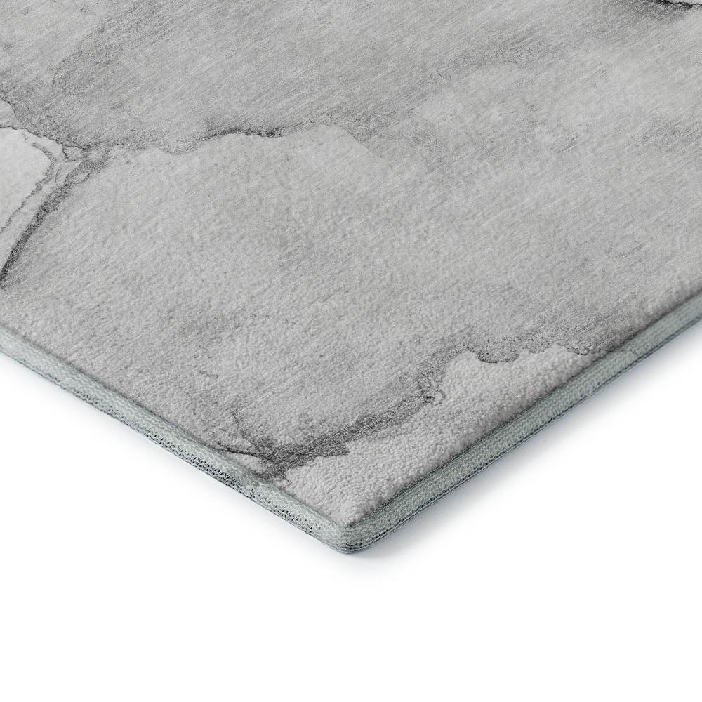 Luxury Washable Odyssey OY13 Gray 10' x 14' Rug. Picture 2