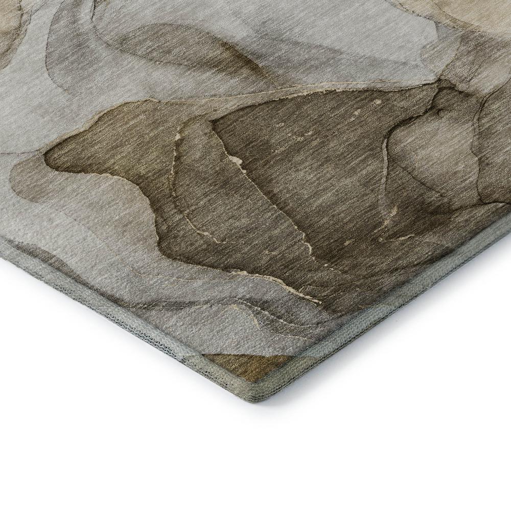 Luxury Washable Odyssey OY4 Taupe 10' x 14' Rug. Picture 2