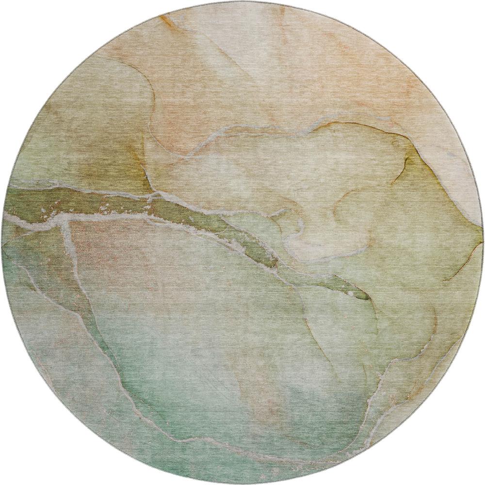 Luxury Washable Odyssey OY6 Taupe 8' x 8' Rug. Picture 1