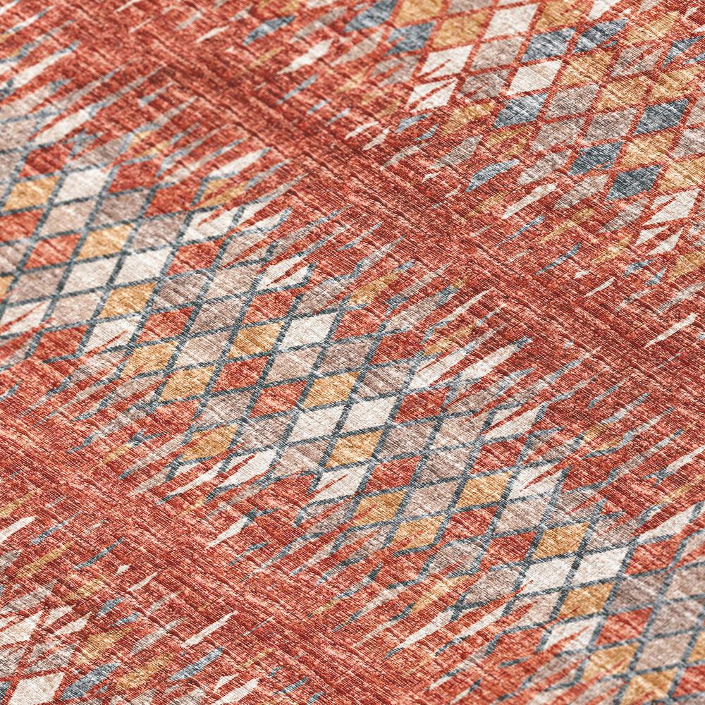 Rylee Spice Transitional Chevron 1'8" x 2'6" Accent Rug Spice ARY35. Picture 5