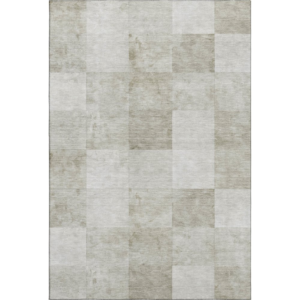 Machine Washable Indoor/Outdoor Pacifica Beige 2'6" x 3'10" Rug. Picture 1