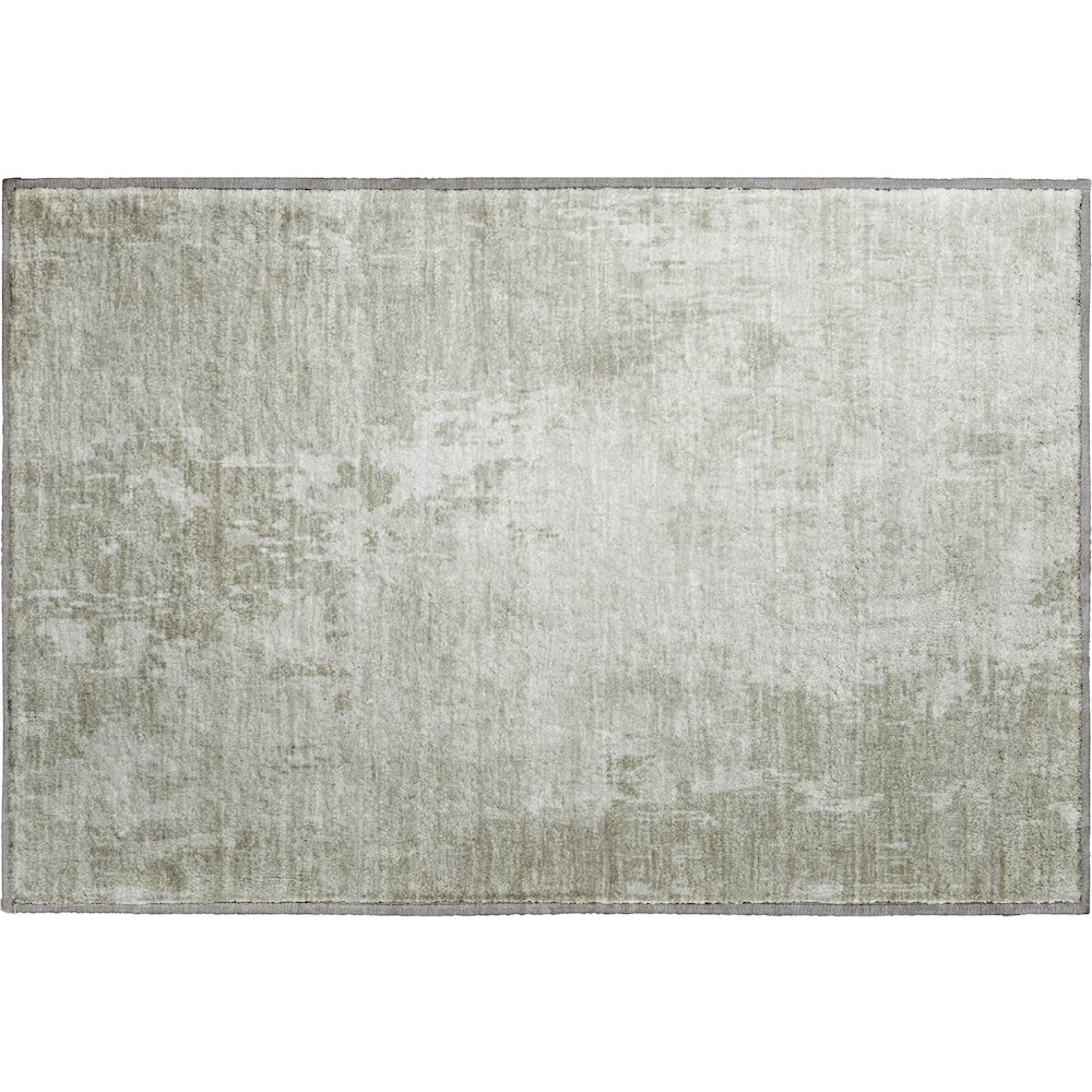 Machine Washable Indoor/Outdoor Pacifica Linen 1'8" x 2'6" Rug. Picture 1