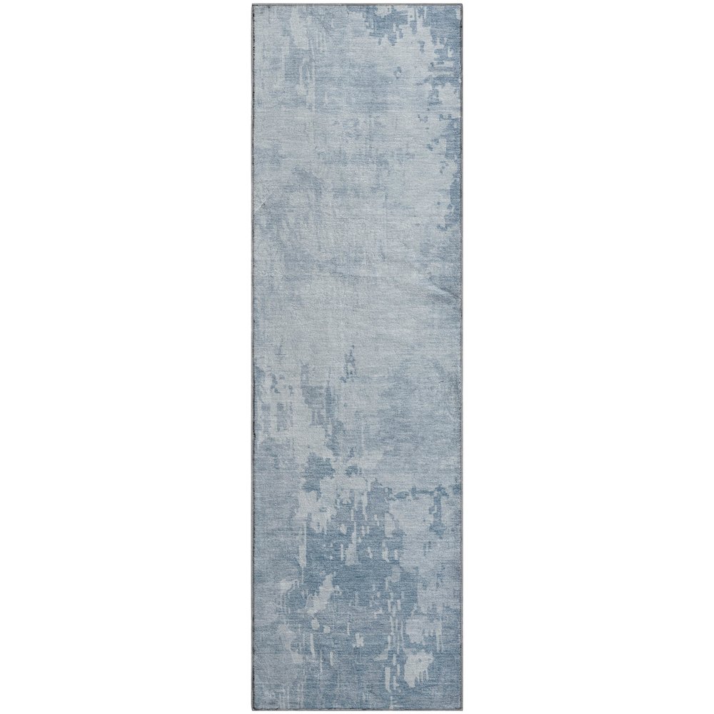 Machine Washable Indoor/Outdoor Pacifica Sky 2'3" x 7'6" Runner Rug. Picture 1