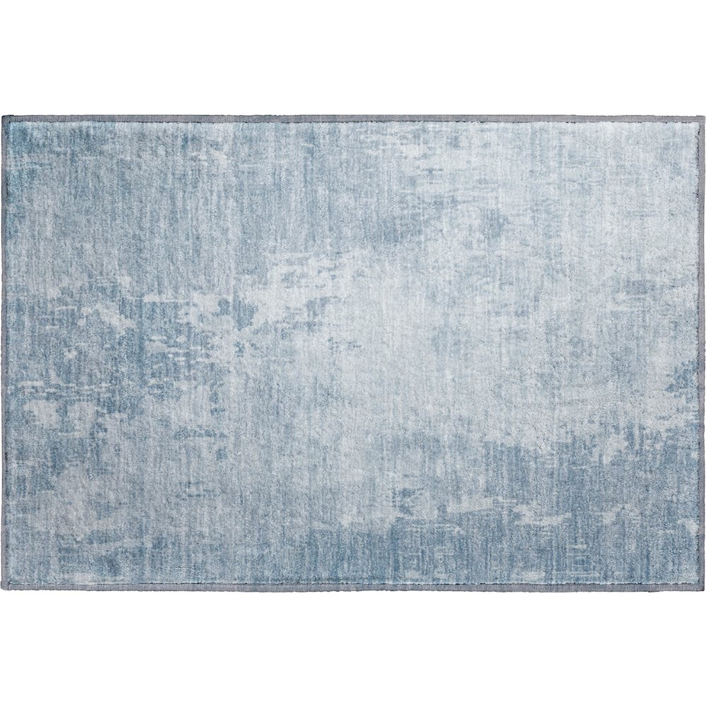 Machine Washable Indoor/Outdoor Pacifica Sky 1'8" x 2'6" Rug. Picture 1