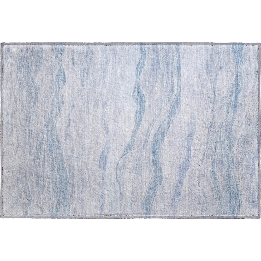 Machine Washable Indoor/Outdoor Pacifica Sky 1'8" x 2'6" Rug. Picture 1
