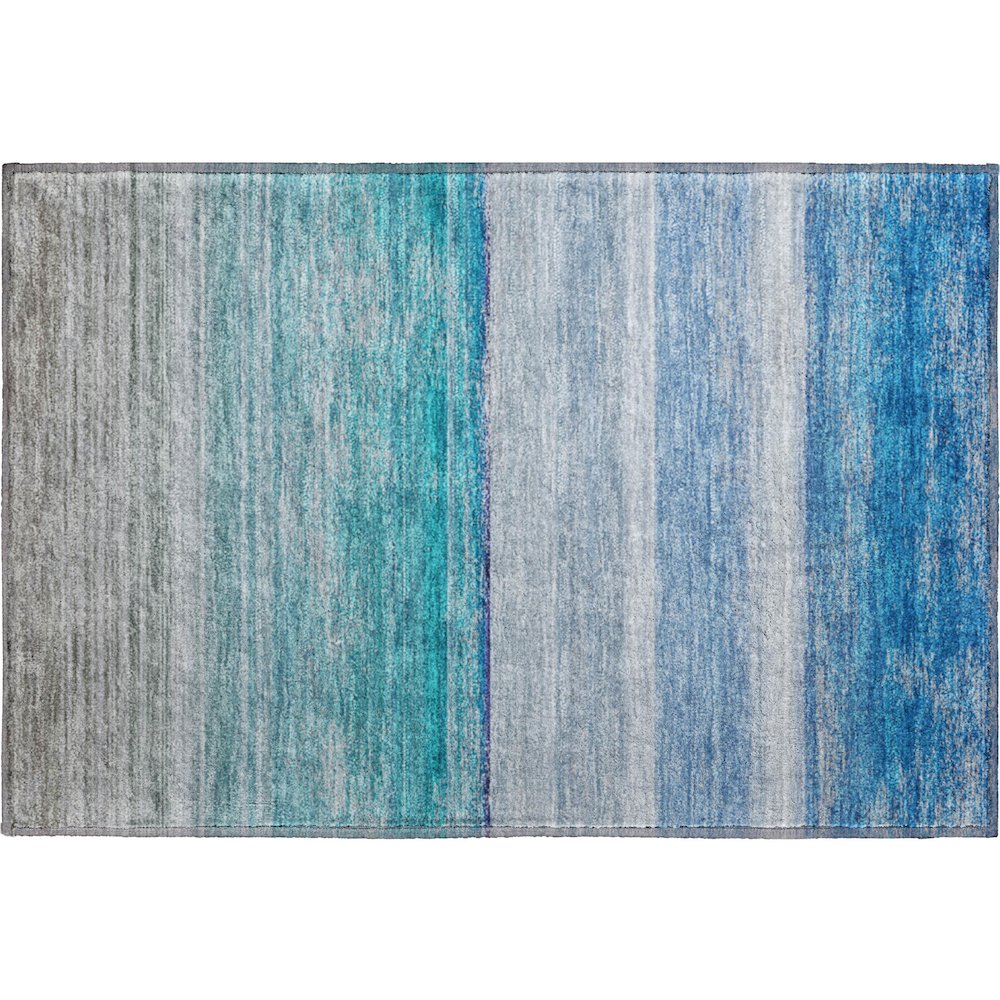 Machine Washable Indoor/Outdoor Pacifica Sky 1'8" x 2'6" Rug. Picture 1