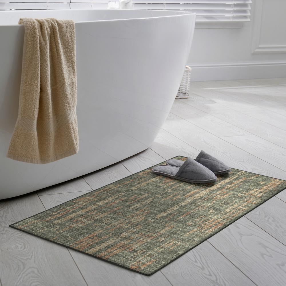 Winslow WL6 Olive 2' x 3' Rug. Picture 2