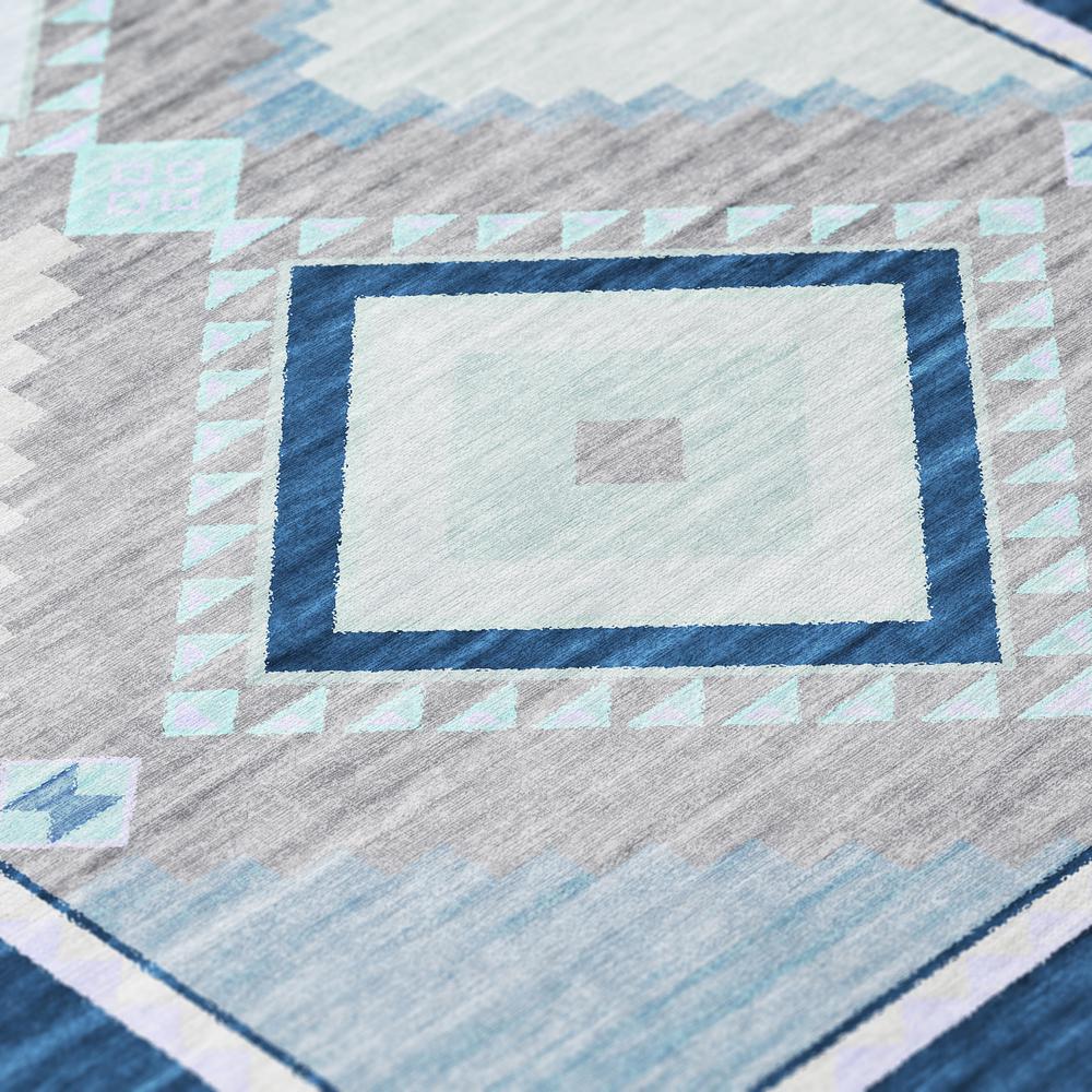 Indoor/Outdoor Phoenix PH2 Denim Washable 2'6" x 3'10" Rug. Picture 3