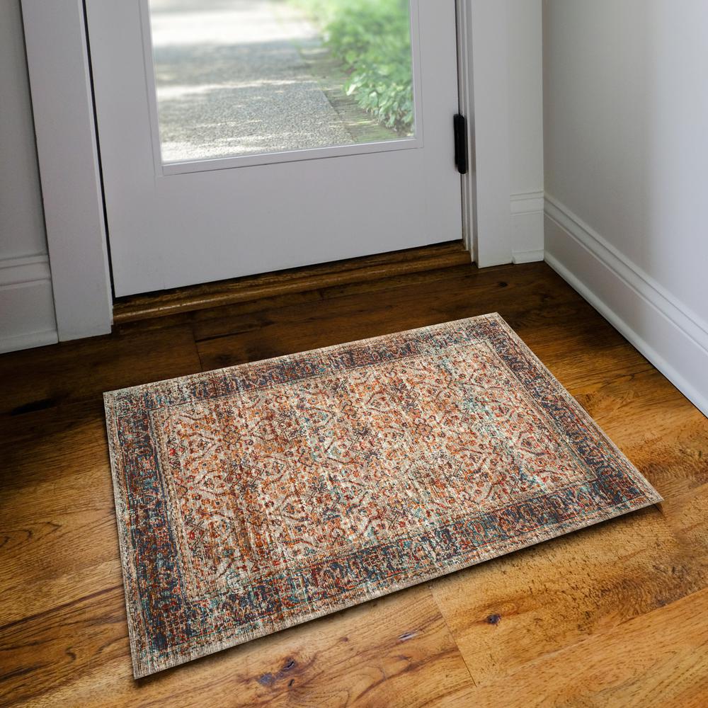 Jericho JC10 Linen 2' x 3' Rug. Picture 2