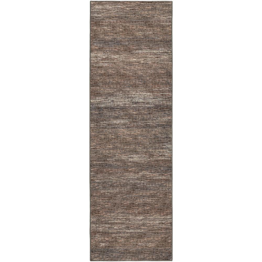 Ciara CR1 Chocolate 2'6" x 8' Runner Rug. Picture 1