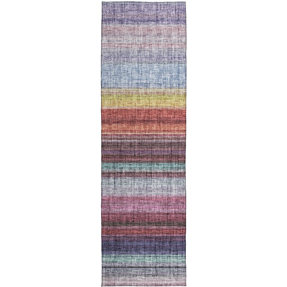 Luxury Washable Indoor/Outdoor Portico Lavender 2'3" x 7'6" Runner Rug. Picture 1
